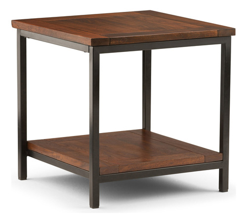 Simpli Home Skyler Mesa De Centro, Color Marron Conac Oscuro