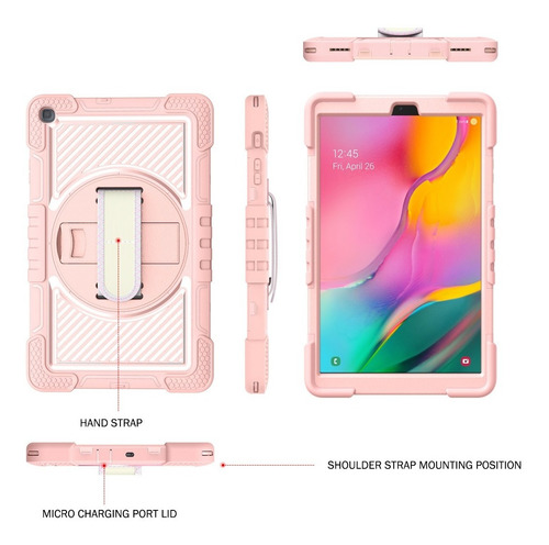 Imagen 2 de 9 de Funda Tablet Para Samsung Tab A 10.1 (2019) Sm-t510 Sm-t515