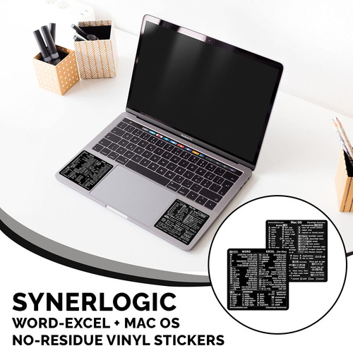 Synerlogic Mac Os + (para Mac) Pegatinas De Atajos De Teclad