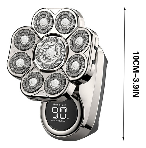 Afeitadora Eléctrica 9d Para Hombres Calvos Mejorada 6 En 1