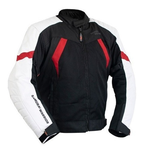 Campera Samurai Ibiza Blanco Rojo Xl - Bondio