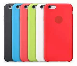 Funda Silicone Case Para iPhone 6 6s 6plus 6splus Colores
