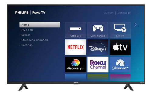 Pantalla Philips 55pulgadas 4kuhd Roku Smart Tv 55pul6643/f7 (Reacondicionado)