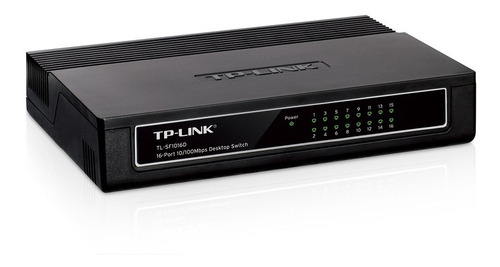 Switch Tp-link 16 Puertos 10/100/ Ethernet  Tl-sf1016d 