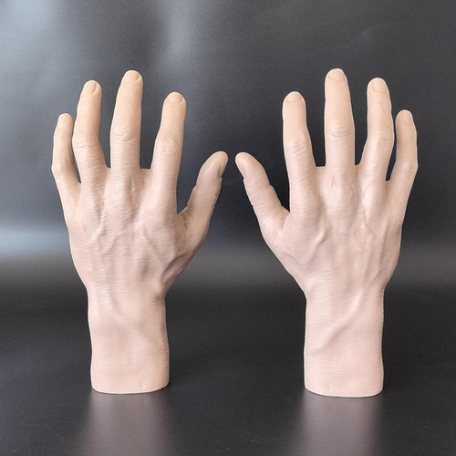 2 Manos Falsas De Halloween Con Simulación De Mano Masculina
