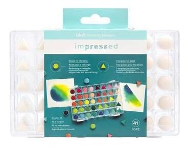 Imagem 2 de 2 de We R - Kit De Esponjas Para Usar Com Carimbeiras - 41 Peças