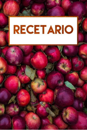 Libro: Recetario: Libreta En Blanco A Rayas, Libro De Receta