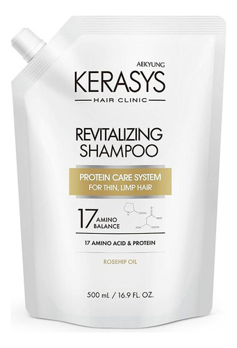 Shampoo Revitalizador Cabello Fino - Kerasys Refill 500ml