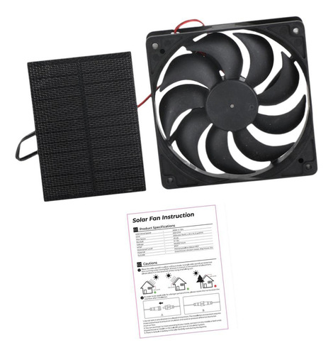 Mini Ventilador De Con Ventilador De EnergĂa Solar Para