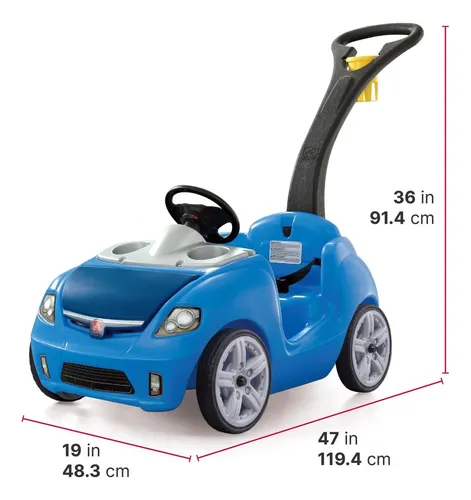 Step2 Whisper Ride Ii Buggy Kids Push Car, Viajar En Del De