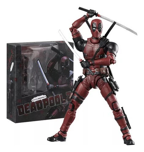 Para Novo Boneco De Ação Em Pvc Shf Deadpool 2, Modelo De/.1