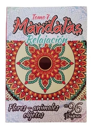 Libro Mandala Colorear Pintar 96 Paginas Animales Frutas Obj