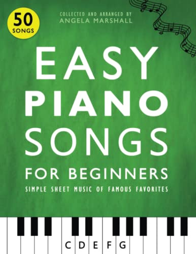 Book : Easy Piano Songs For Beginners Simple Sheet Music Of