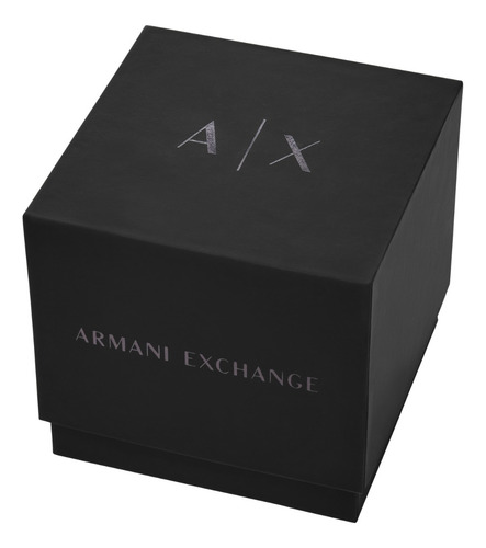 Reloj Hombre Armani Exchange Ax4167 De Poliuretano Gris Bisel Transparente