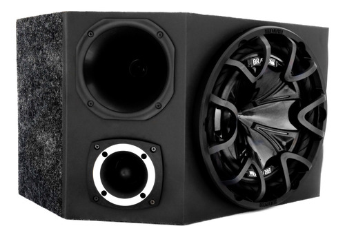 Caixa Som Completo Sub Bravox 12 Pol + Taramps Tl 1500