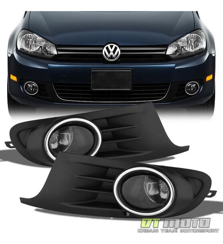 Par Faros Niebla Ahumado Volkswagen Jetta Se 2013 2.5l