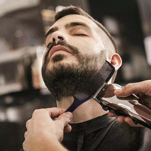 Juego De Peines De Barbero Curvos Profesionales De 3 Piezas