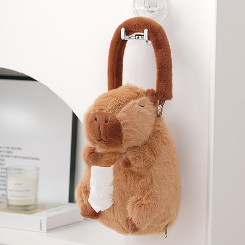 Caja De Pañuelos Para Colgar, Juguete De Peluche De 7 X