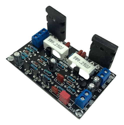 2x Placa Amplificadora De Fidelidade De Canal Mono Dc35v Pcb