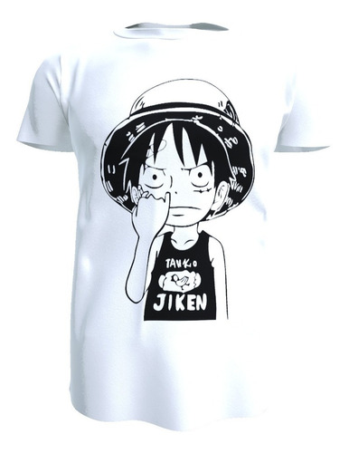 Polera Poliester Tacto Algodón, Diseño One Piece