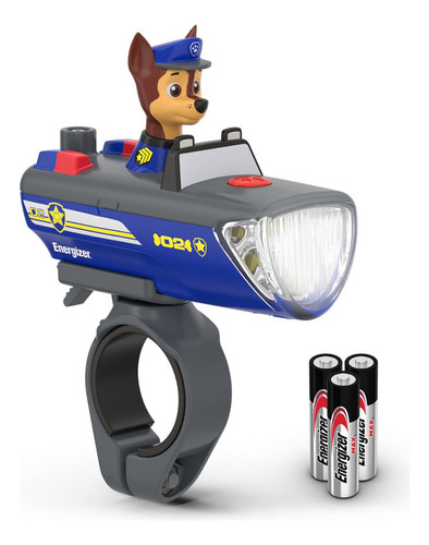 Energizer Paw Patrol Chase Bike Light, Ideal Para Bicicletas