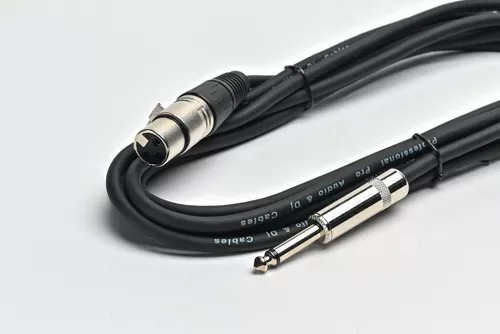 Cable Para Microfono De Xlr A Plug Ts De 3 Metros