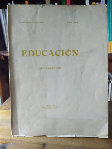 Educacion. Revista Pedagogica Mensual Nº 8 (uruguay)