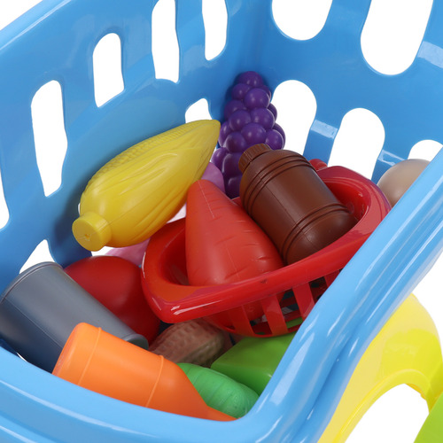 Juguetes De Carrito De Compras De Frutas, Simulación Multifu
