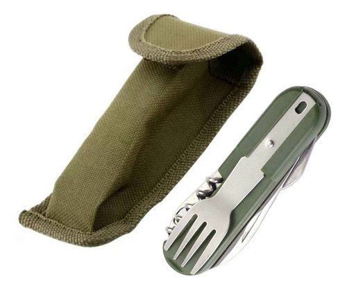 Set De Utensilios De Camping Y Cubiertos Multifunción De Ace