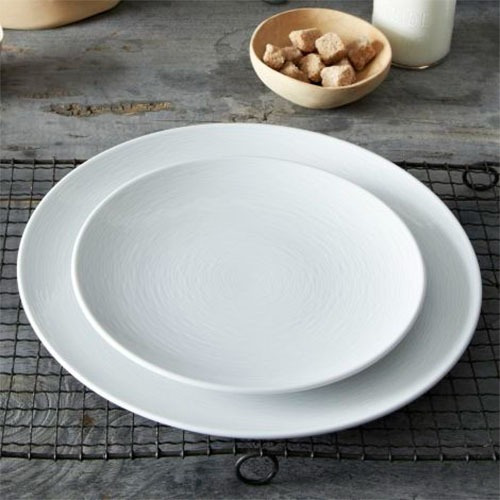 Plato Pan Swirl Blanco 16 Cm Porcelana Noritake