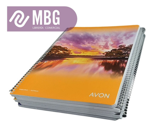 Imagen 3 de 9 de Cuaderno Universitario A4 Avon Rayado Pack Por 05 Unidades