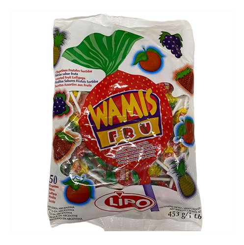 Chupetin Wamis Frutal X50u. - Cotillón Waf