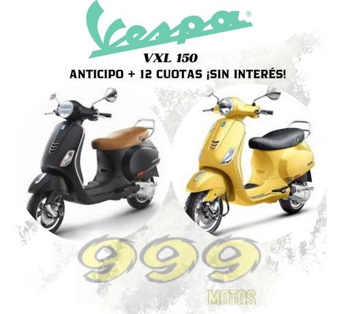 Vespa Vxl 150 0km New Entraga Inmediata Permuta Mejor $ Desc