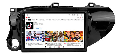 Multimidia Hilux 17/21 9p Adak G2 Android Carplay 2gb 64gb