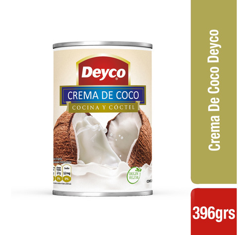 Crema De Coco Deyco 396g
