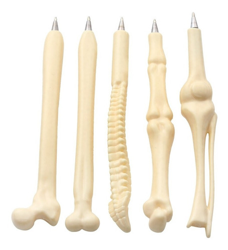 Imagen 2 de 5 de Set 12 Lápices Forma De Hueso Kinesiólogo/médico/veterinario