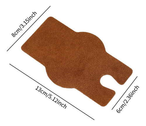 Erhu Pad Mat De Silenciamiento Practical Pad Soft Un Marrón