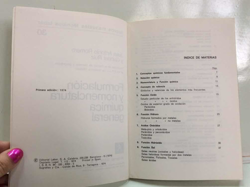 Imagen 4 de 6 de Formulación Y Nomenclatura Química General - Romero Y Ruiz