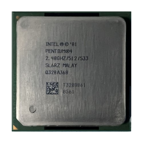 Procesador Intel Pentium 4 Sl6rz 2.4 Gigahertz, Socket 478
