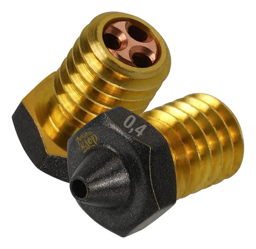 Nozzle E3d V6 Teflonado Alto Flujo Clon Cht 0,4 Antiaderente