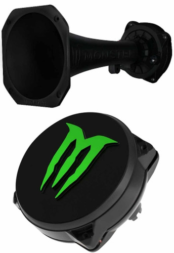 Driver Monster Panter + Corneta Negra Cd-500 250 W Explosivo