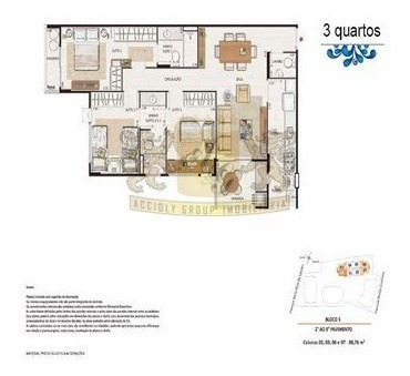 Imagem 1 de 10 de Apartamento 3 Quartos 2 Vagas Santa Rosa - 3061