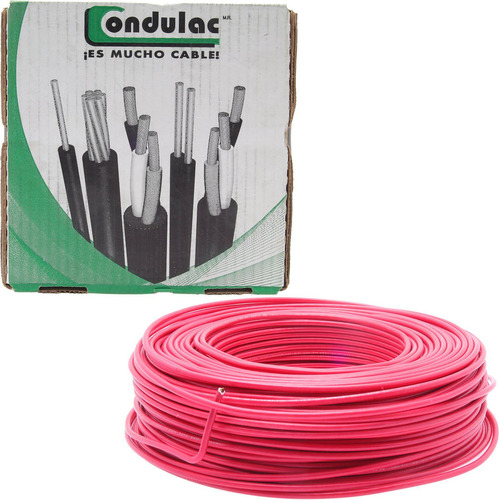 Cable Thw-ls 12 Awg Rojo 100 M Condulac