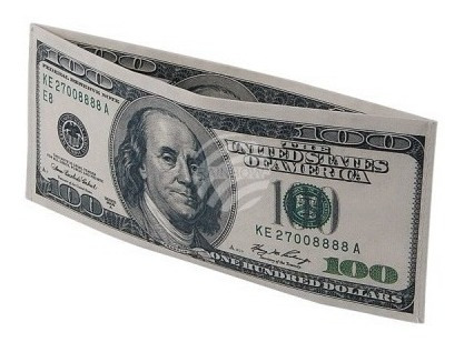 Billetera Diseño 100 Dolares X 5 Unidades