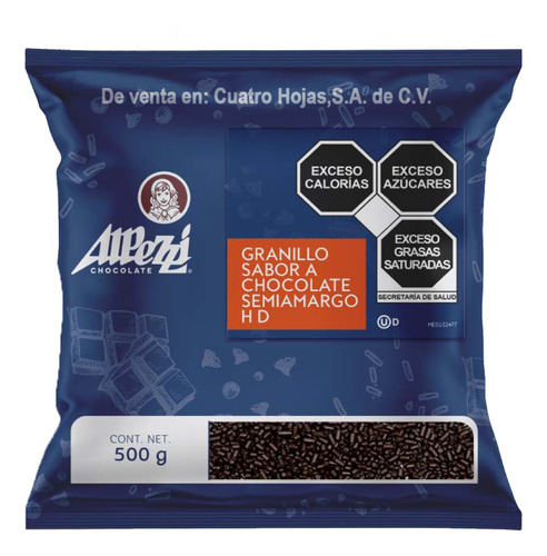 Granillo De Chocolate Corto Horneable Alpezzi 500 G