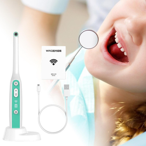 Cámara Intraoral Inalámbrica Brillo Ajustable Endoscopio