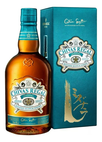 Chivas Regal Mizunara Whisky Escocés Botella 700 Ml+ Estuche