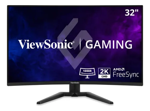 Monitor Curvo Viewsonic Vx3228c-2k De 32 Pulgadas Para Juego