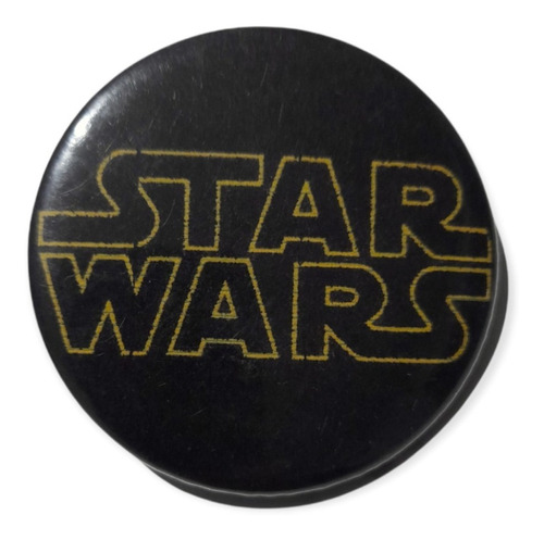 Botón Pin Metálico Con Logo De Star Wars