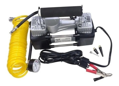 Compresor De Aire 12v Potente 2 Pistones Auto 4x4 Con Bolso